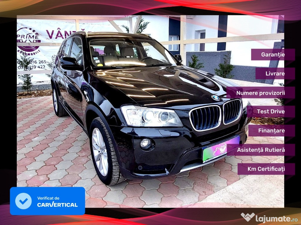 BMW X3 X-DRIVE Luxury Black FACELIFT / DUBLUCLIMATRONIC / NAVIGATIE