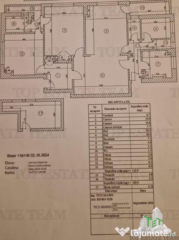 Spatiu Birou In Vila Calea Floreasca colt cu Ceaikovski