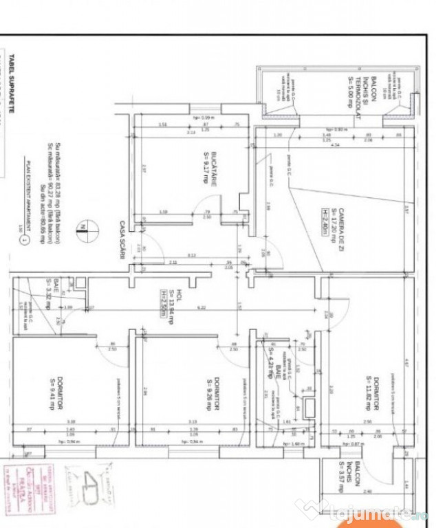 Apartament 4 camere, 87 mp, in apropiere de LIDL si str.Tran