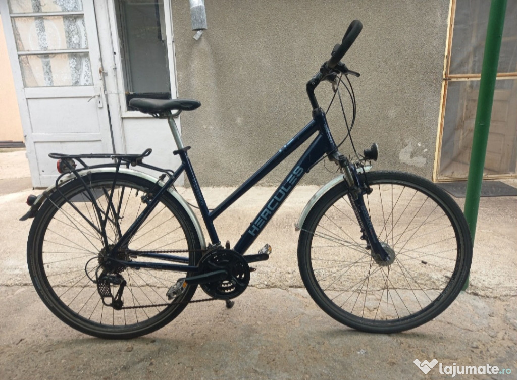 Bicicletă damă hercules cadru aluminiu roți 28