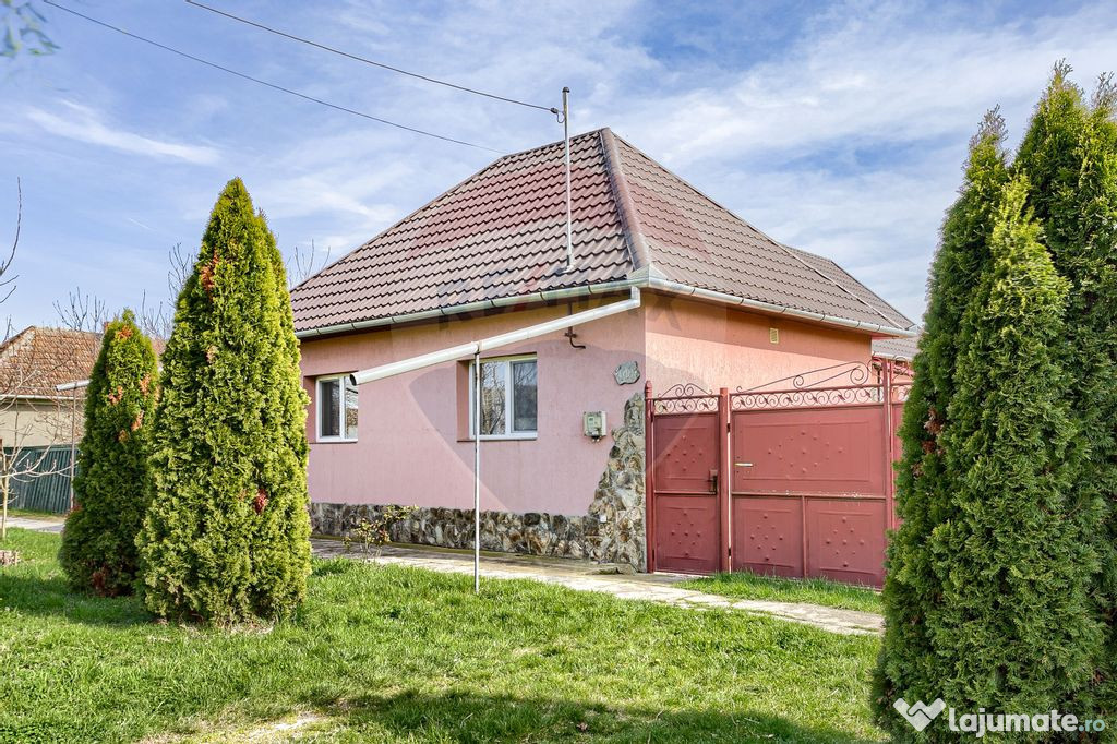 Casă 3 camere de vanzare 1440 mp teren Misca,judetul Arad