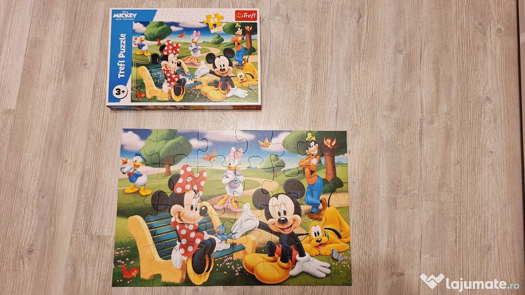 Puzzle Trefl - Disney Mickey Mouse, Intre Prieteni, 24 piese Maxi