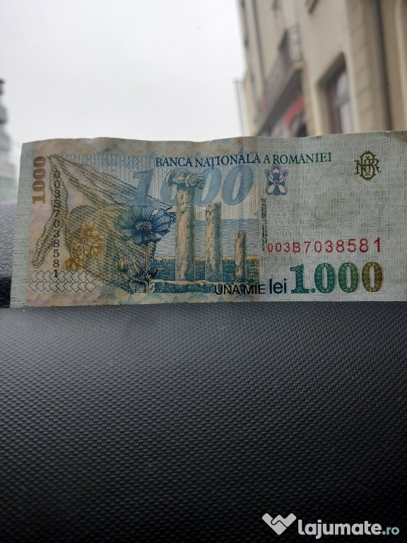 Vând bancnota de 1000lei an 1998