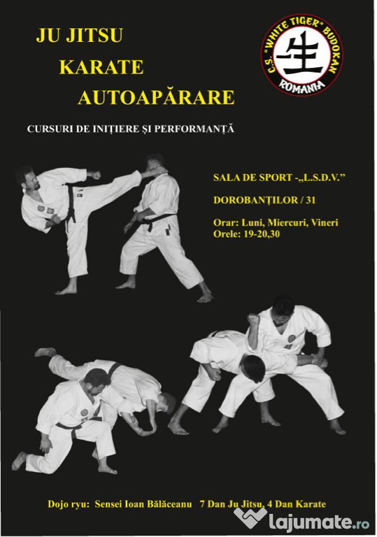 Antrenamente de Karate Kyokushin și ju-jitsu în Cluj-Napoca