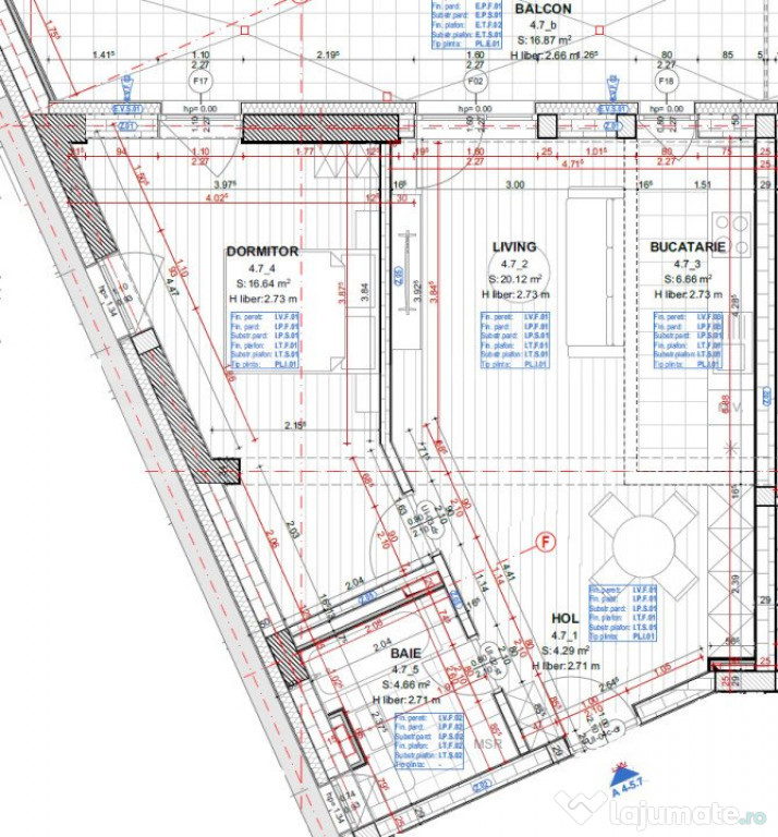 Apartament 2 camere, 69 mp, zona Gara