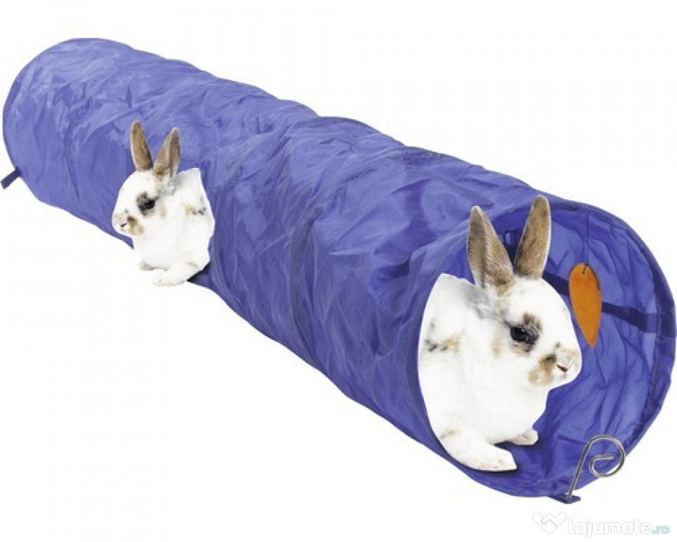 Tunel Karlie Roadster pt. iepuri/ alte animale, 120 cm, albastru