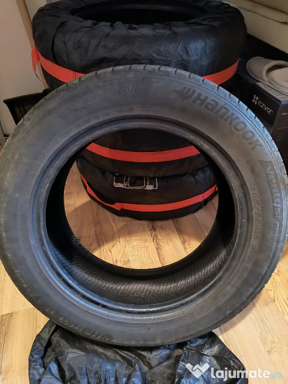 Anvelope Hankook de vară 205/55/R16, folosite un sezon