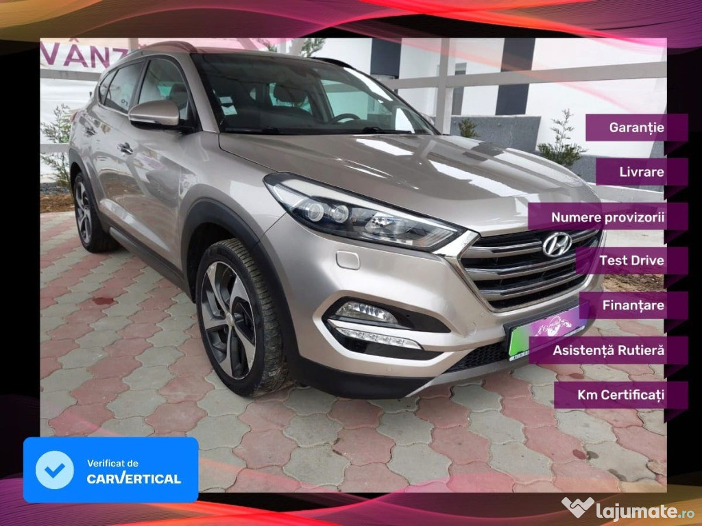 Hyundai Tucson Premium Plus/ 4x4 CU DIFERENTIAL BLOCABIL/2015/Navi