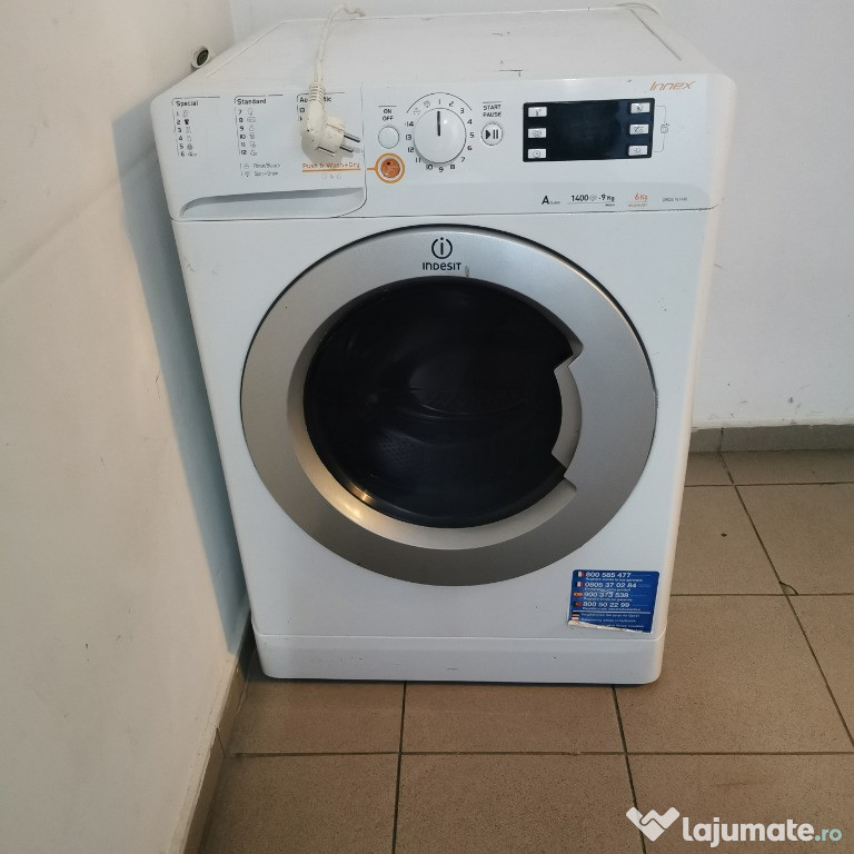 Masina de spalat rufe cu uscator Indesit