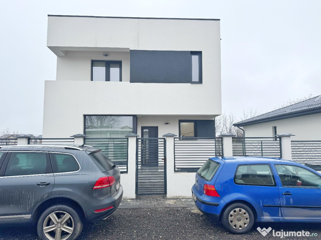 Vila individuală P+1E || 4 camere || 3 băi || 200metri Bd. 1 Mai