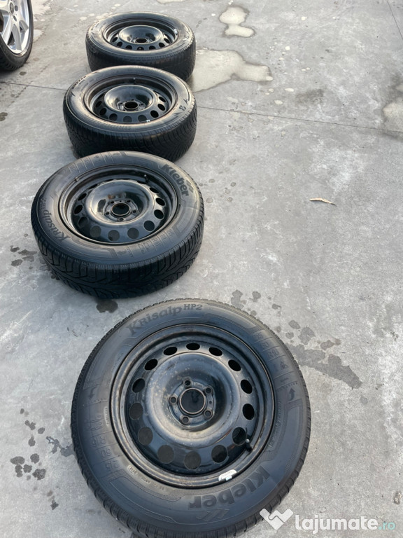 Jante tabla cu anvelope de iarnă Bridgestone 215/60 R16