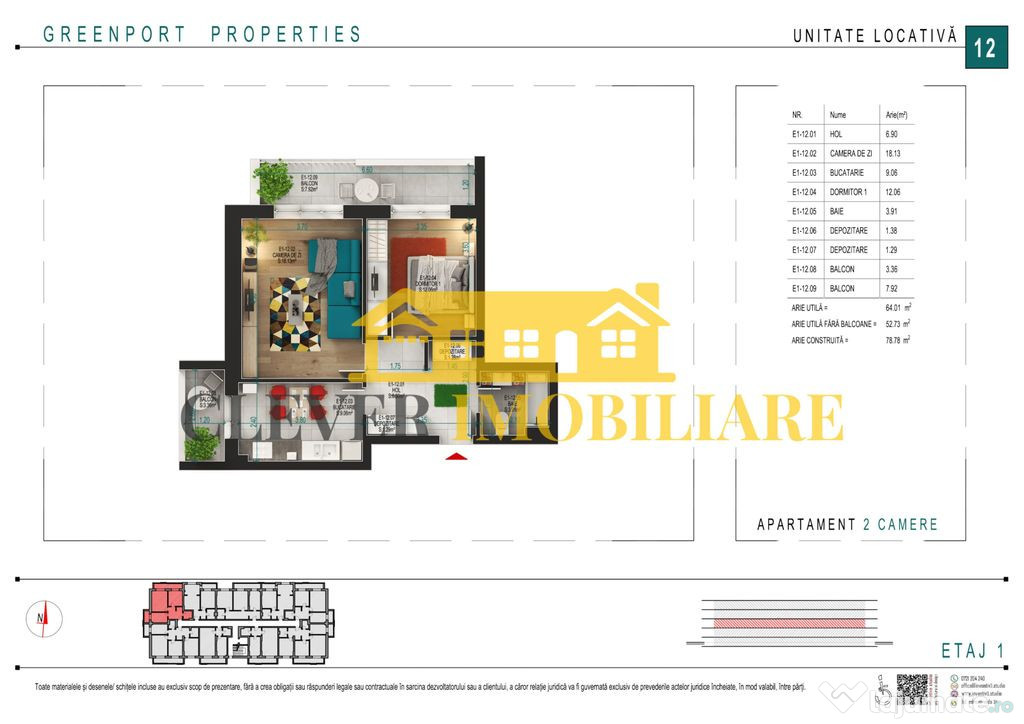 Direct Dezvoltator-2 camere-Theodor Pallady-Parcare Bonus