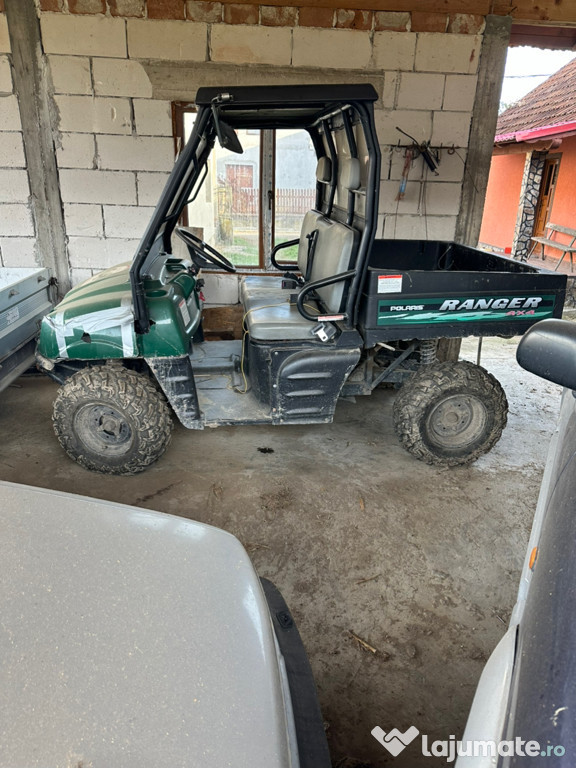 Polaris ranger 4/4 cu bena basculabila