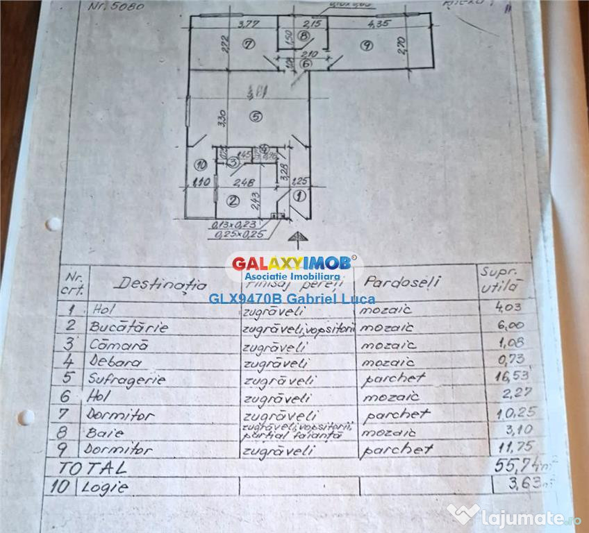 Apartament 3 camere 60mp | Berceni - Metrou Piata Sudului |