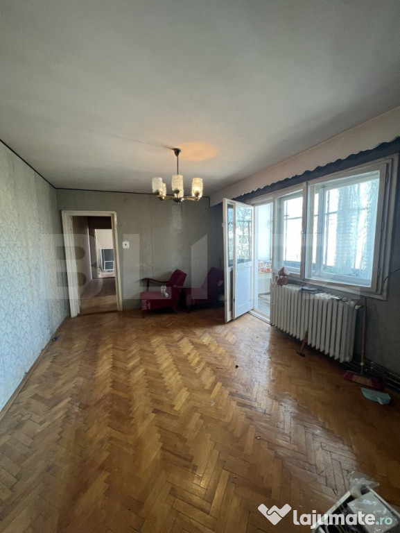 Apartament renovabil, 3 camere, 68 mp, zona Hermes-Gheorghen