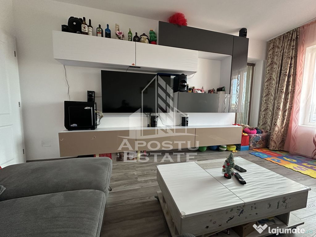 Apartament cu 2 camere, decomandat, terasa de 15 mp, Giroc