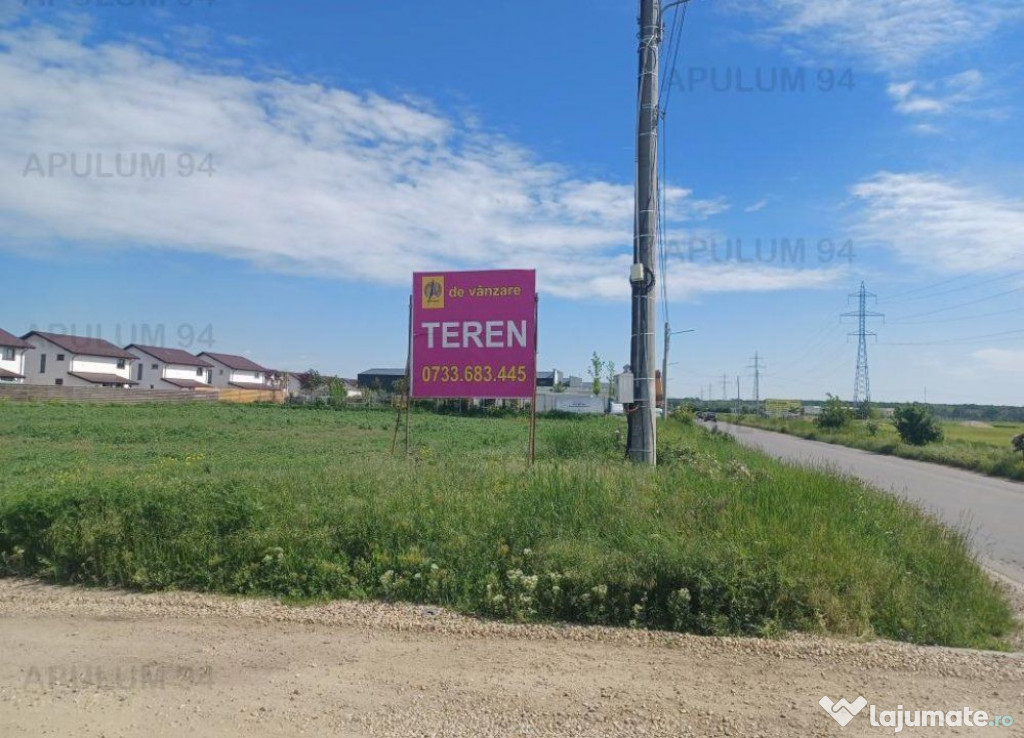 Teren 3.500 mp intravilan construibil pe DJ 602, în Săb...