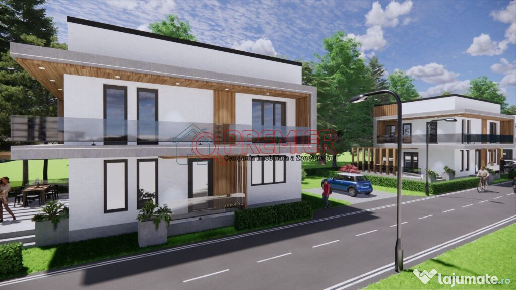 Vila individuala moderna - 300 mp teren - 5 camere 3 bai