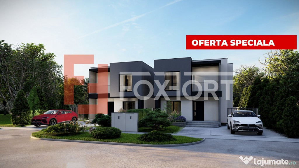 Duplex individual 5 camere, Sacalaz - Arhitectura contempora