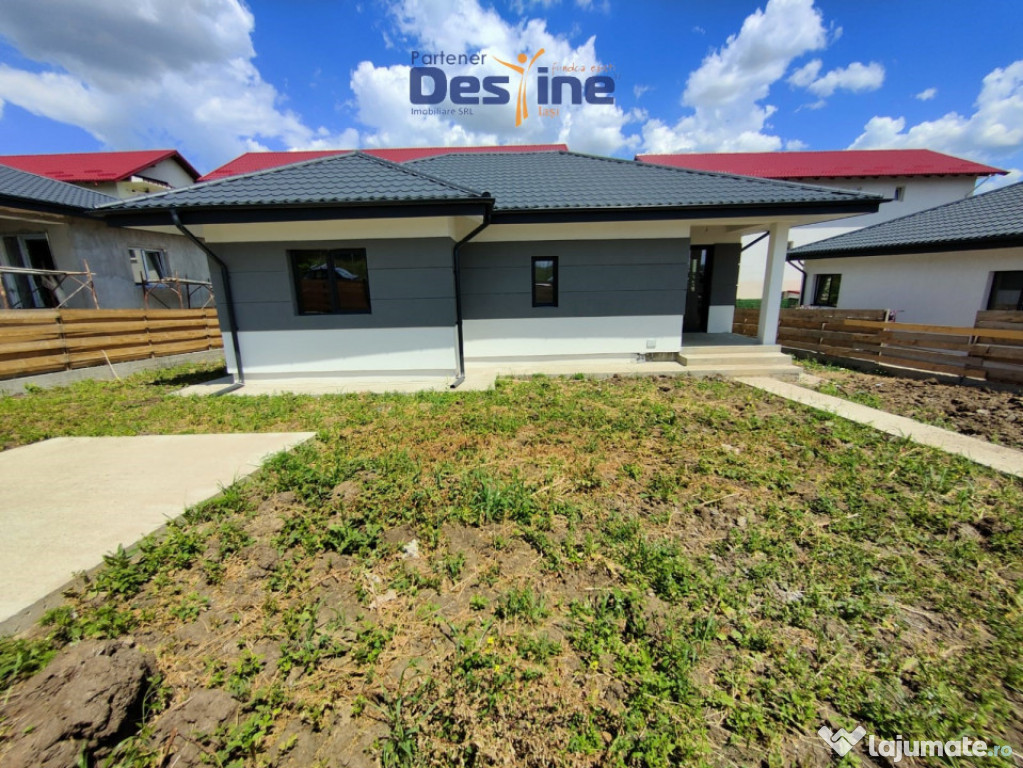 Casă tip mediteranean 75 mp P+POD edificată 2024 500 mp TE