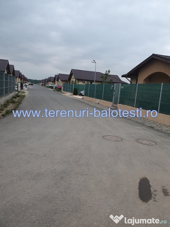 Vand lot teren Balotesti,langa case noi-50 m de asfalt