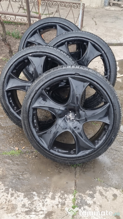 Jante 22” cu anvelope 235/35 R22 – stare bună