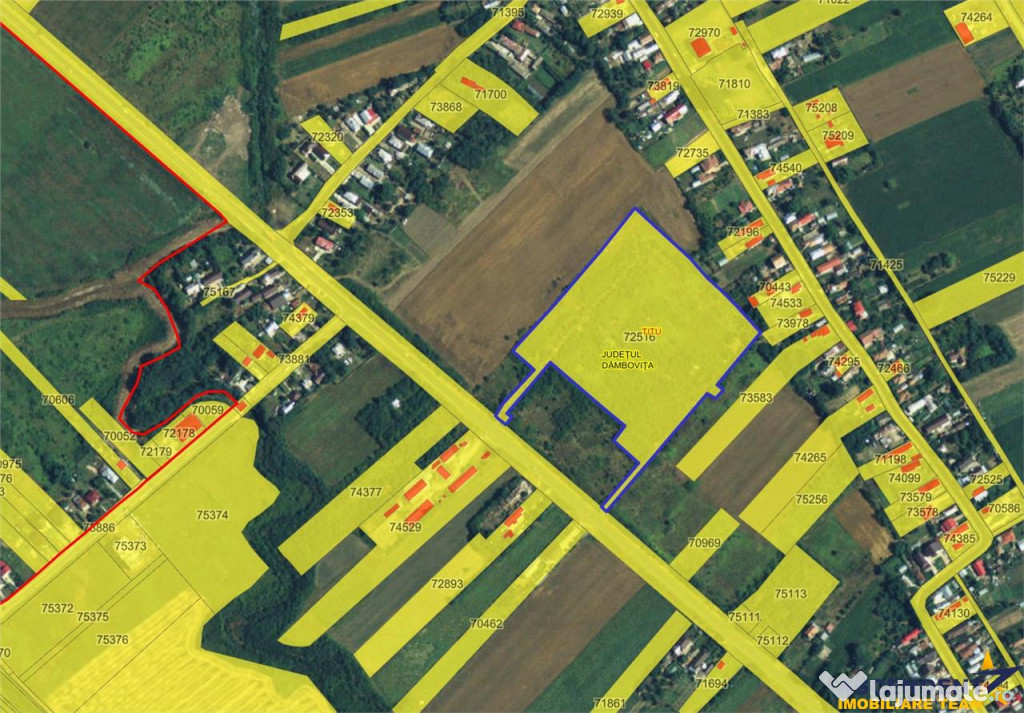 29.200 mp intravilan: blocuri P 4, case vile,hale industrial