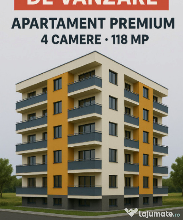 Apartament 4 camere • Bloc nou • Finisaje premium • 11