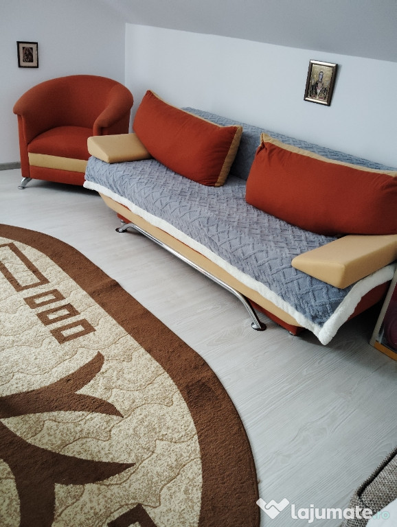 Canapea extensibilă cu doua fotolii