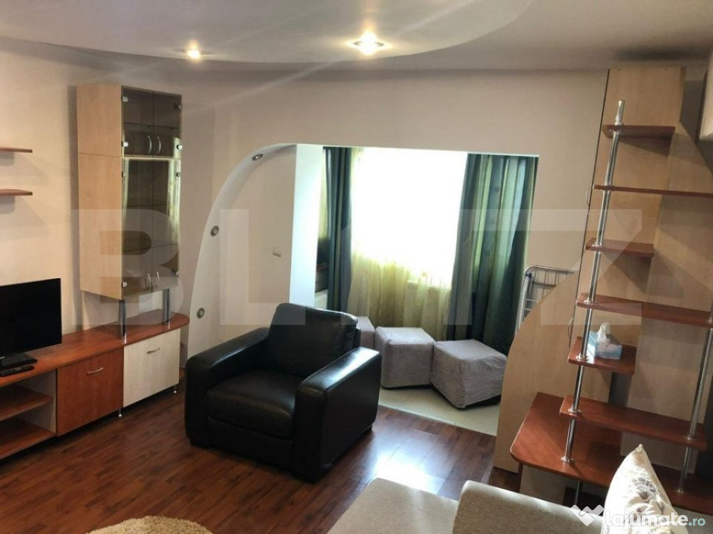 Garsoniera moderna, 43 mp, etaj intermediar, zona Nicolina