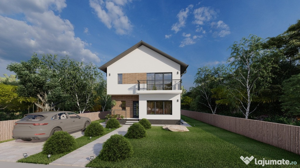 Vila individuala 4 CAMERE/3 BAI/TEREN-425 MP/Com.Berceni/COMISION 0 %