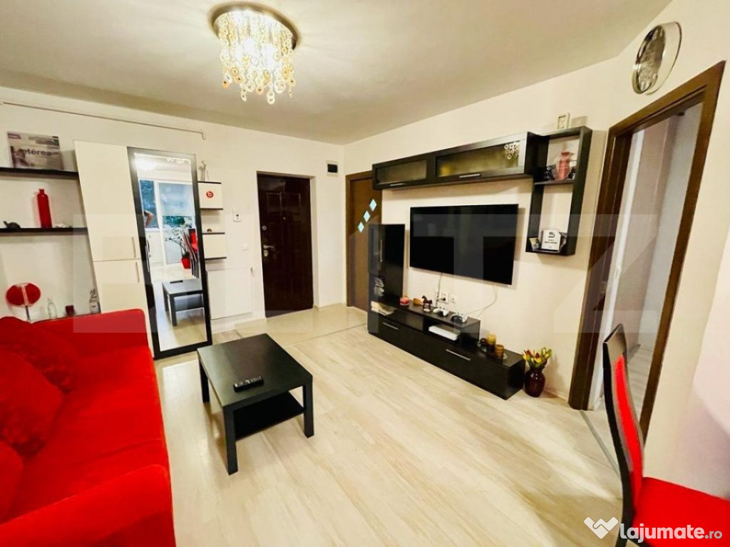 Apartament 2 camere 43mp, etaj intermediar, parcare, zona Fl
