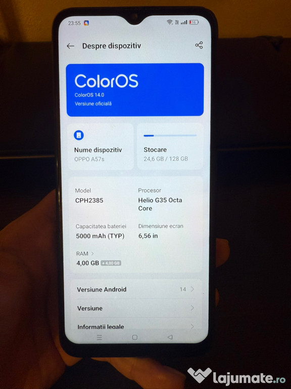 Vand Oppo a57s stare buna