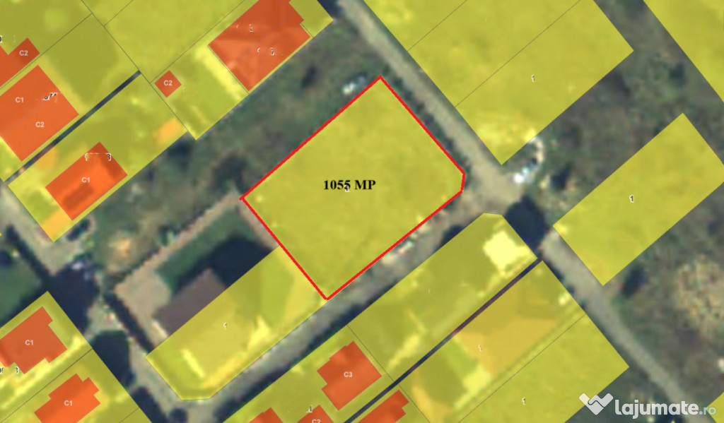 Teren intravilan 1055mp cu PUZ si utilitati Selimbar Tineret