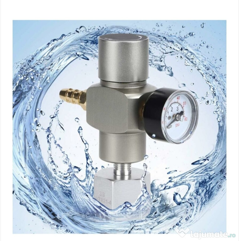 Regulator CO2, 3/8" la TR21.4, din cupru,9.5x8.6cmSodastream