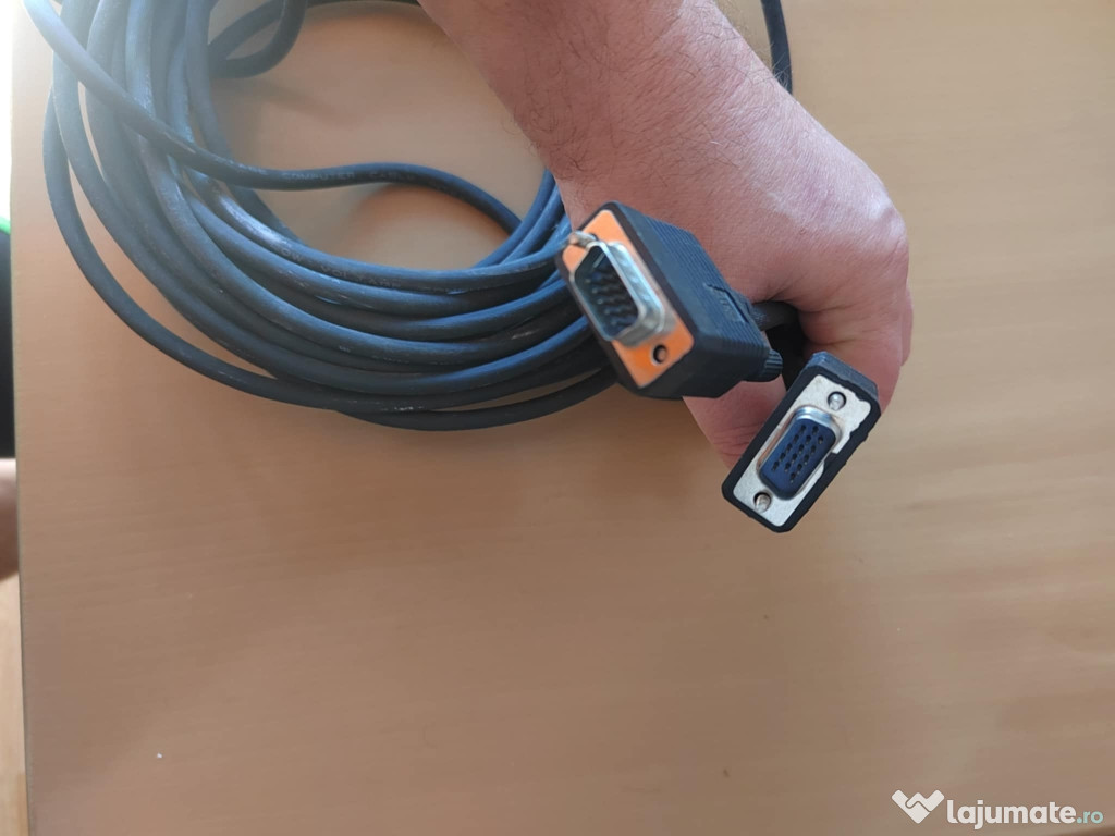 Cablu VGA 10 m impecabil nou
