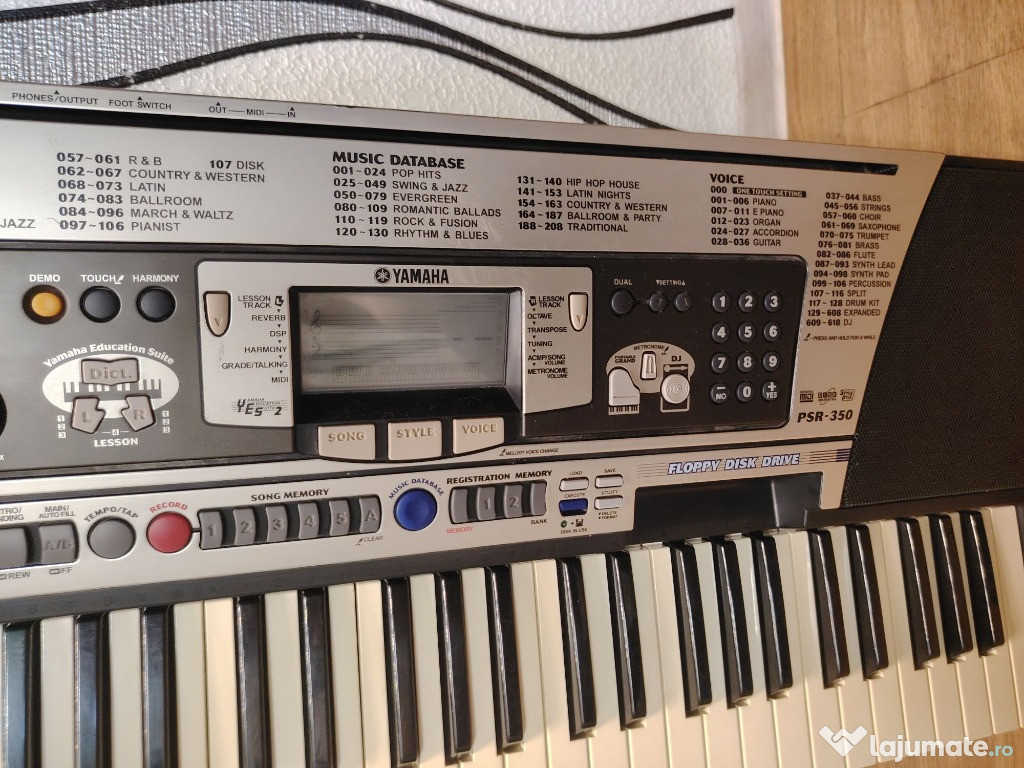Yamaha psr-350 profesionala