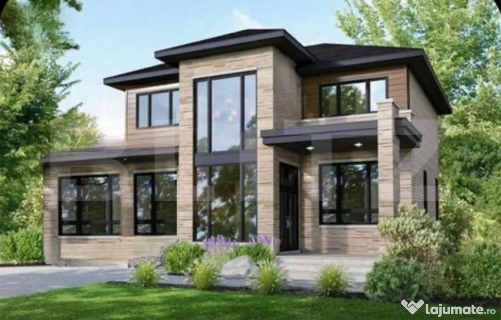 Casa 300 mp, teren 700mp, Feleacu, constructie high-end view