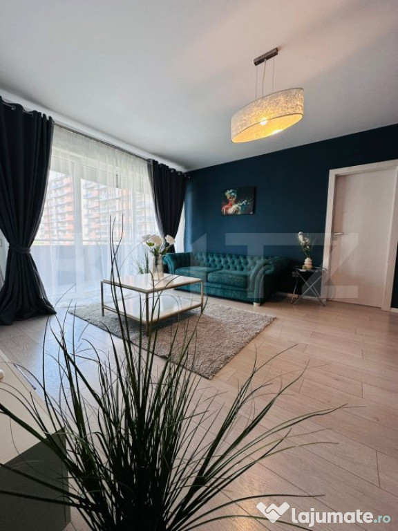 SUPER Apartament cu 2 camere, 55mp utili, parcare, in zona I