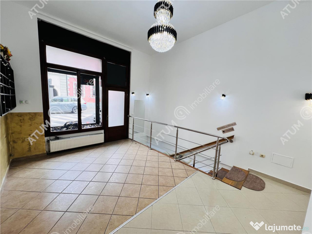Spatiu comercial de 100 mp utili zona ultracentrala din Sibi