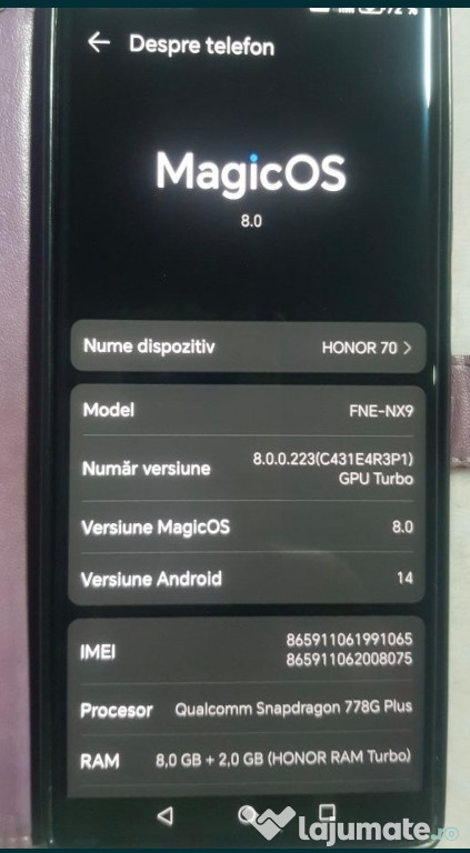 Telefon Honor 70 5g