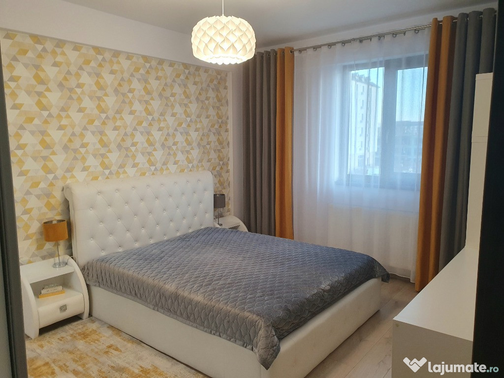 Apartament 2 camere complet mobilat, 2 locuri parcare + Boxa central