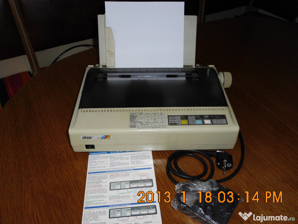 STAR LC-15 - imprimanta matriciala , matrix printer A3 , cablu paralel