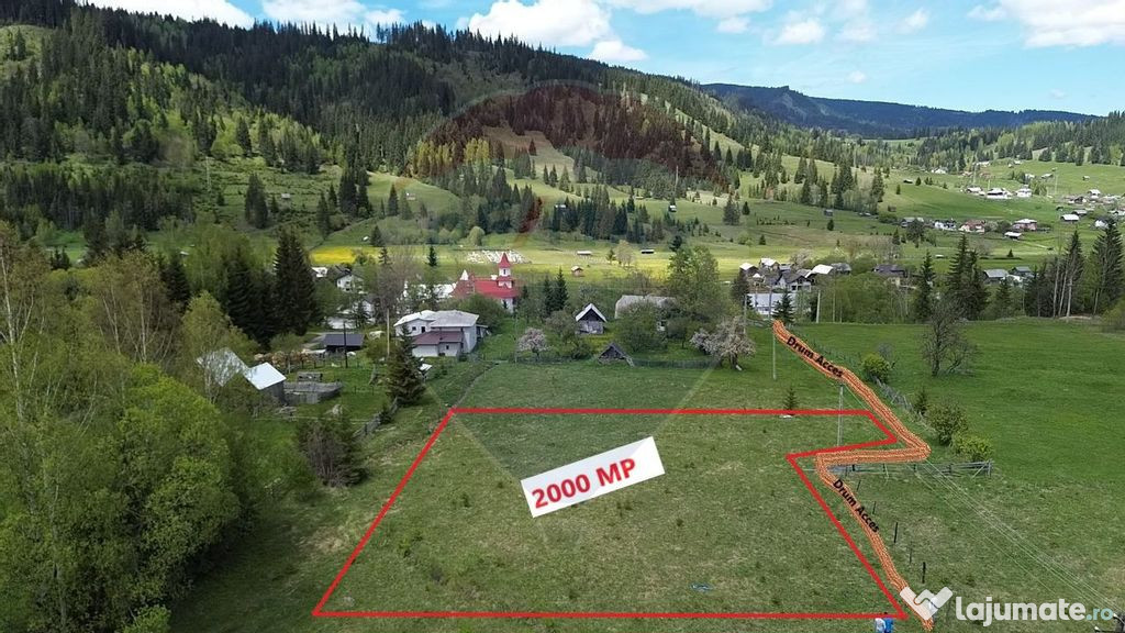 Teren 2,000 mp Saru Dornei / Strada Principala
