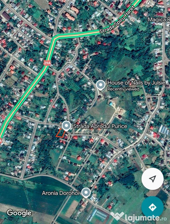 Teren 1400 mp intravilan in Dorohoi