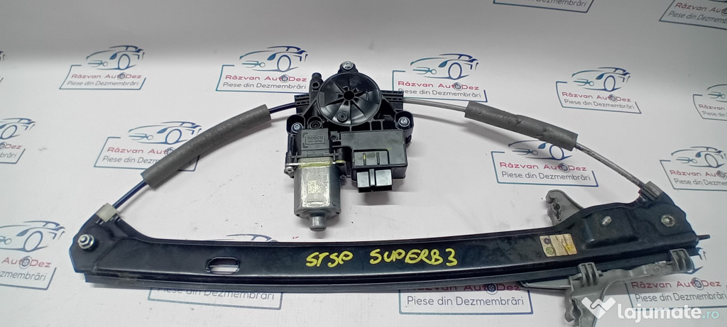 Macara geam stanga spate Skoda Superb 3 2016