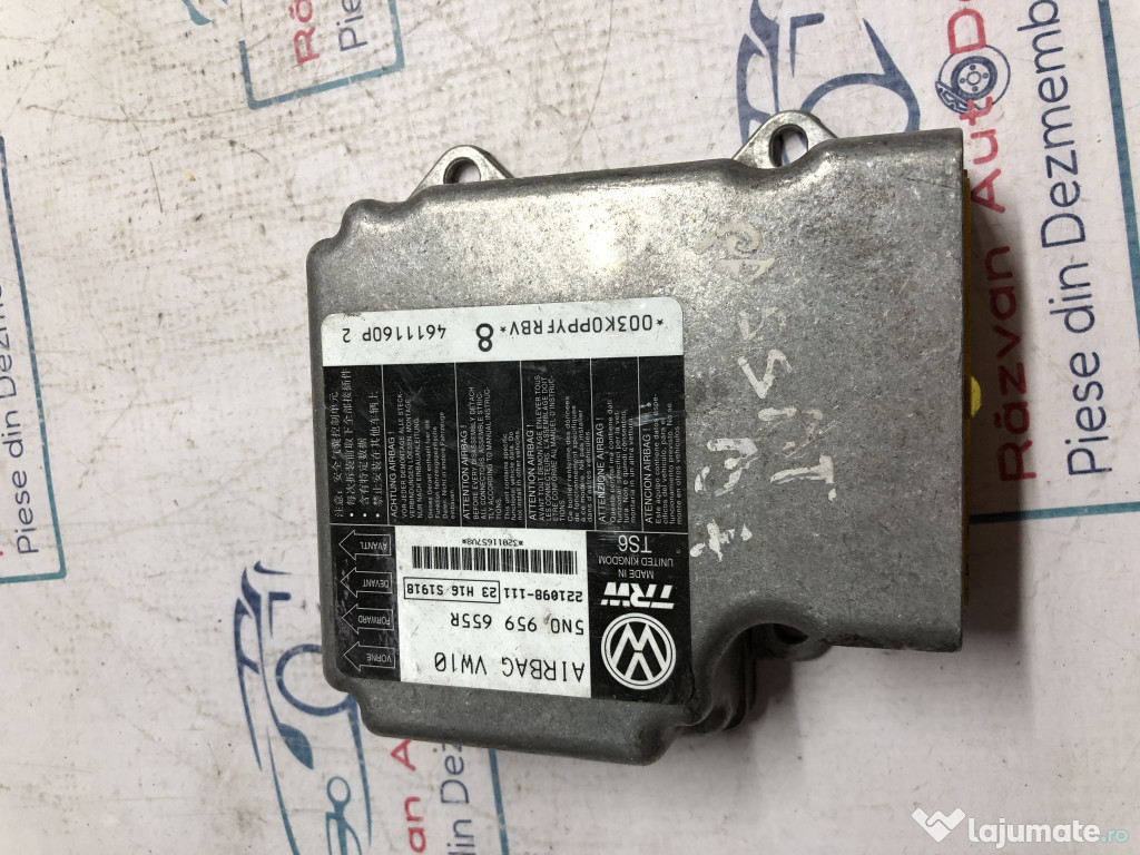 Modul airbag Volkswagen Passat B7 2012