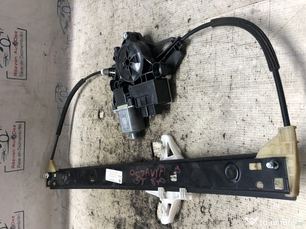 Macara geam stanga spate Skoda Octavia 3 2014