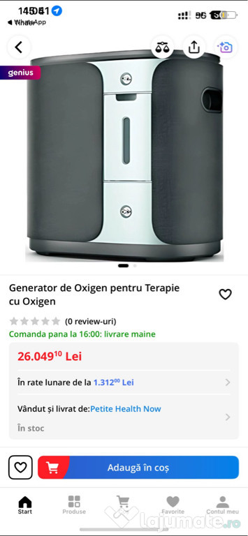 Super Oferta, Concentrator de Oxigen
