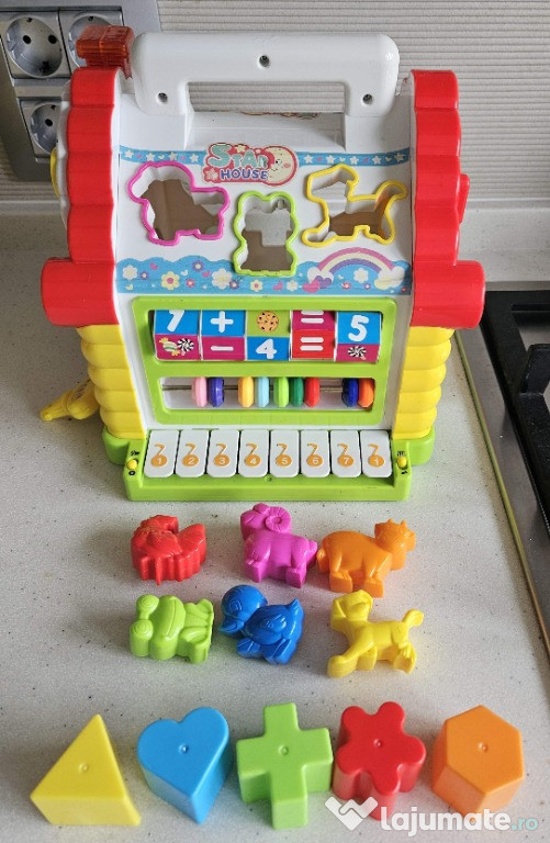 Jucarie casuta educativa si interactiva happy house
